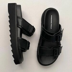 New Princess Polly Ma Belle Sandals Black🖤